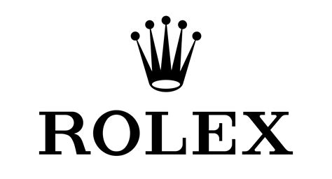 rolex logo black and white|Rolex symbol images.